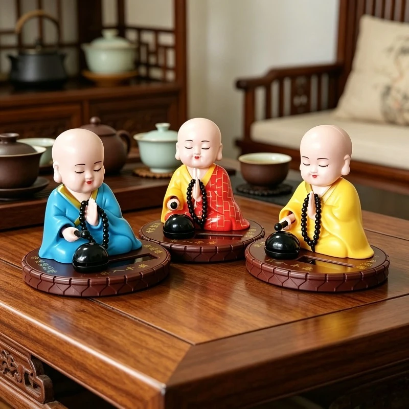 Fashionable Car Ornaments, Small Monk Style, Car Interior Accessories, Home Ornaments, Suitable for Household Use, Car Use