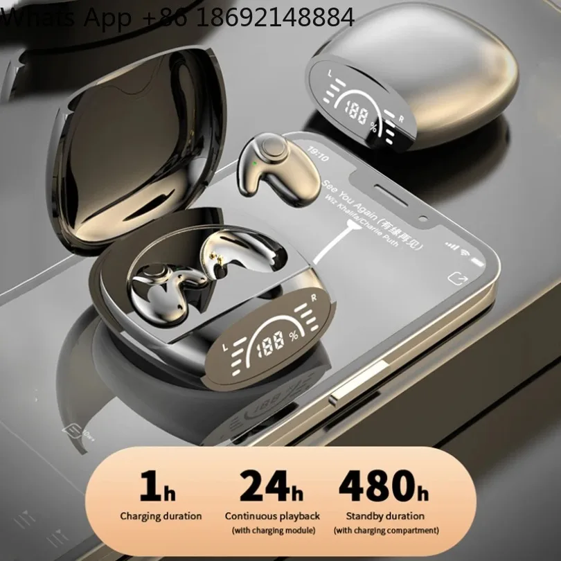 Sleep bluetooth headset wireless does not enter the ear invisible side sleep does not press the ear