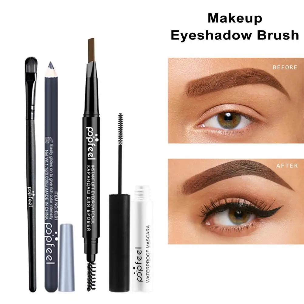 40 Color Eyeshadow Palette Mascara Eyeshadow Brush Eyeliner Eyebrow Pencil Combo Set Shading Contouring Full Face Eye Make Up