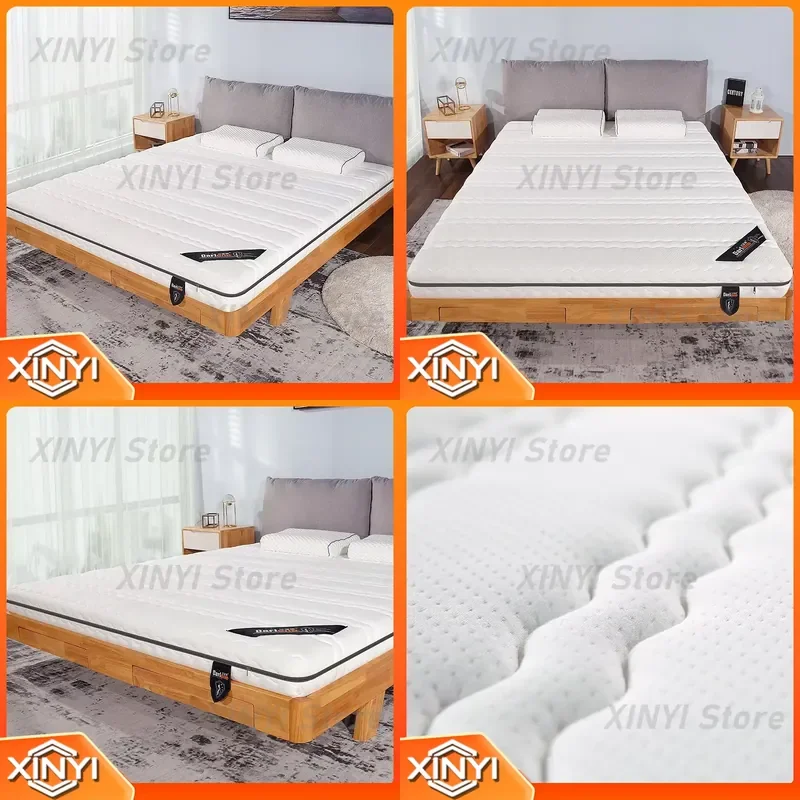 Latex Coconut Coir Firm Thin Tatami Floor Mattress with Removable Washable Cover for Children Dorm Student Bedroom for IKEA