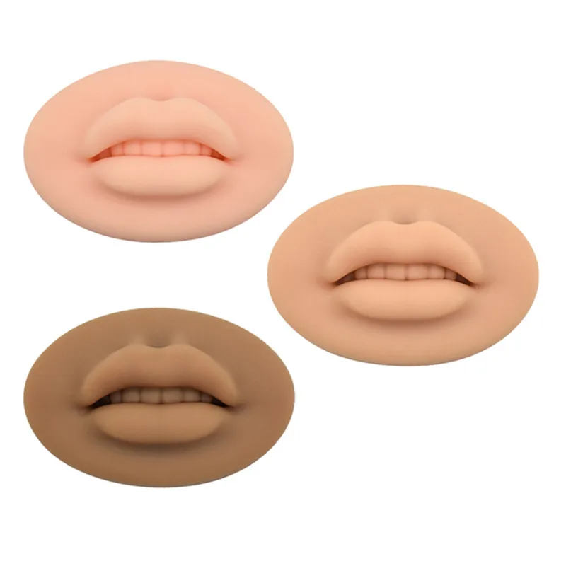 

New Premium Soft 3D Lips Practice Silicone Skin For Permanent Makeup Artists Human Lip Microblading PMU Training Accessories