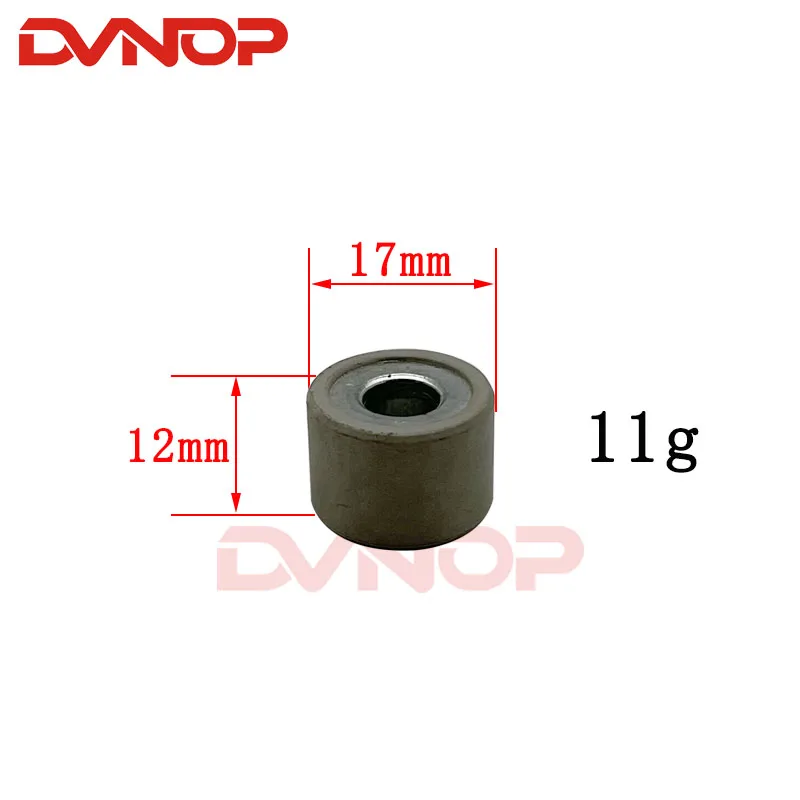 6 PCS High Performance Variator Weights Round 17x12mm 11G for  Address 50 AJ 50 ZZ Sepia AP Katana 50 UE AN125 AN 125 AN150