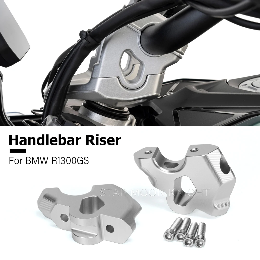 For BMW R1300GS R 1300 GS Accessories Handlebar Riser Clamp Handle Bar Height Adjustment Mount Adapter