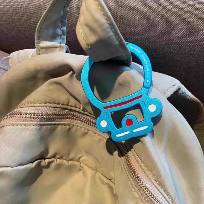 Hebilla de Metal de Doraemon de Dibujos Animados para Mochila, Anillo Decorativo Colgante para Ropa, Accesorio de Regalo para Parejas