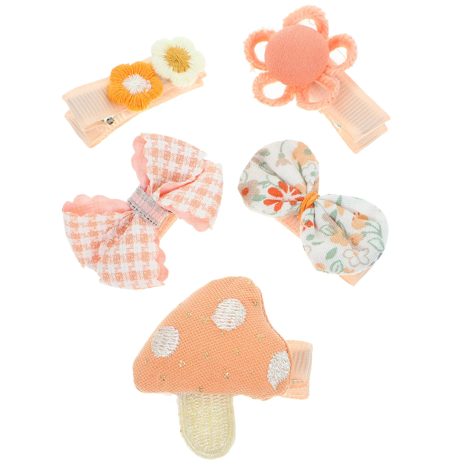 

5 шт. заколок для волос с милыми мультяшными рисунками, аксессуары для волос для девочек и малышей, для дня рождения, на каждый день, милые заколки-зажимы