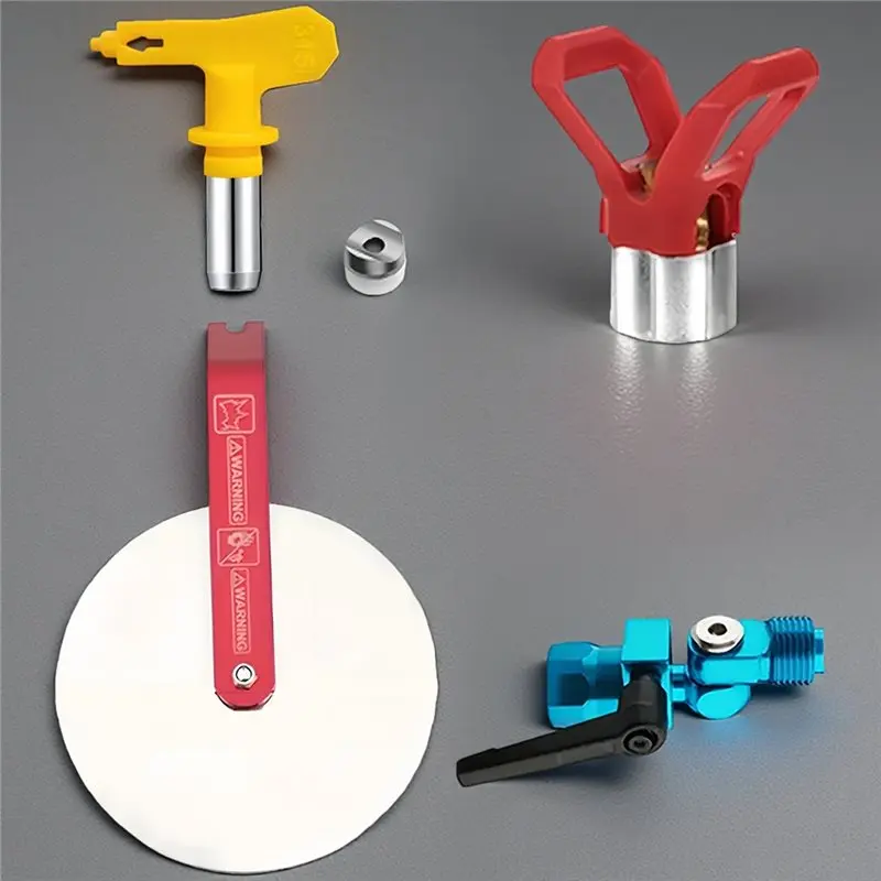 A76I-Spray Tips& Accessories Kit For Airless Paint Sprayers- Prayer Tip, Guard, Guide& Swivel Joint For Wall Painting