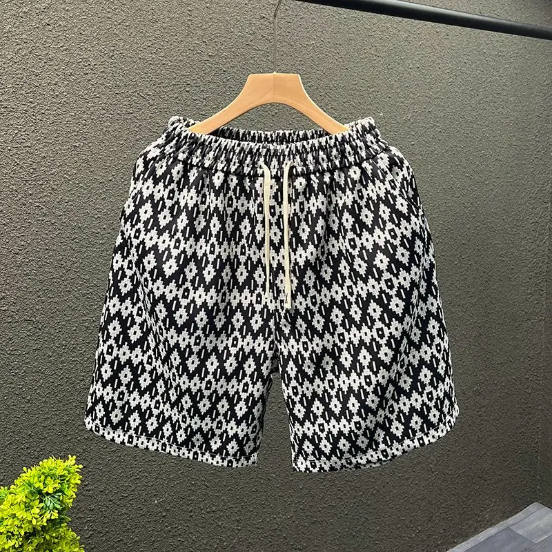 Męskie letnie szorty plażowe Moda Luksusowe szorty codzienne średniej długości