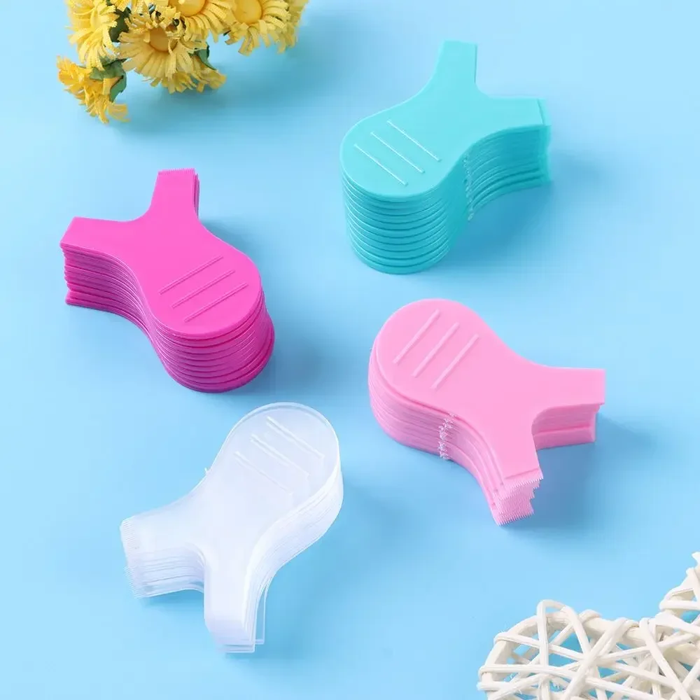 Peigne propre en plastique réutilisable en forme de Y, recourbe-cils, Extension de cils, outils de maquillage, brosses à cils, 10 pièces