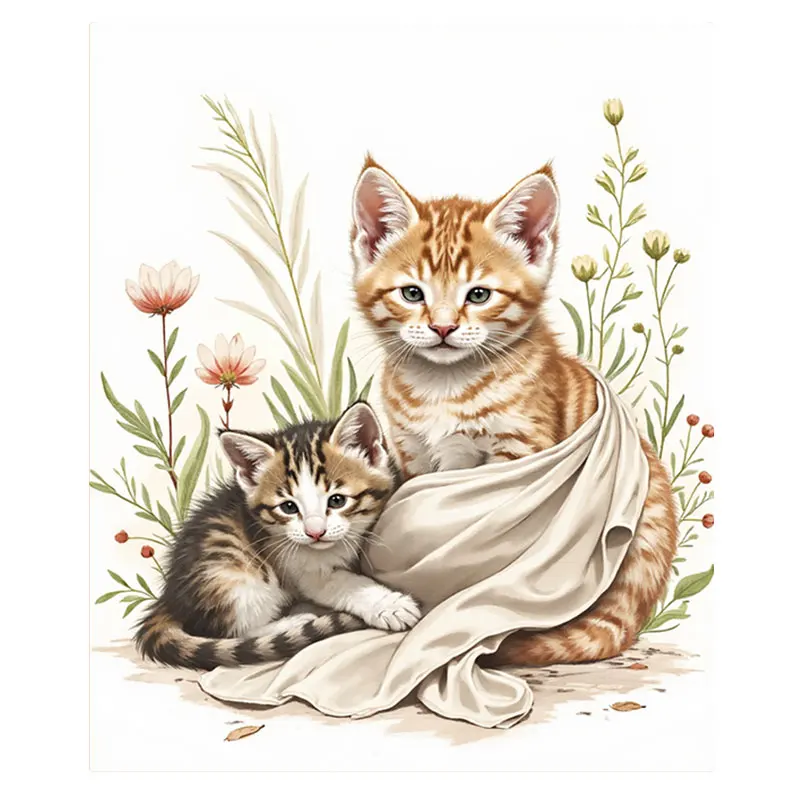 1 قطعة بطانية الفانيلا لطيف القطط بطانية الأزهار-رمي لينة مريحة لديكور المنزل ومحبي الحيوانات الأليفة #2