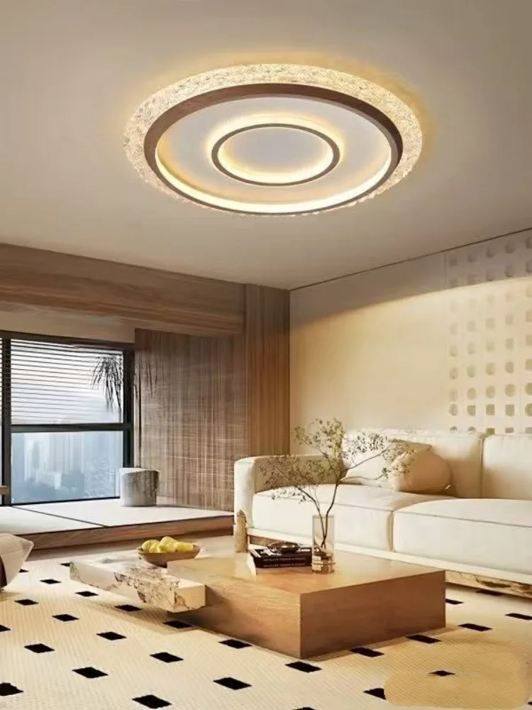 

Living Room Crystal Circular Ceiling Light Modern Simple Luxurious Dining Room Bedroom High-End Crystal Lighting Fixtures