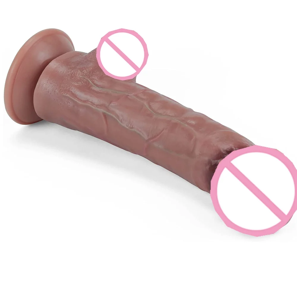 Realistic and Soft Dildo, G-spot Anal Stimulation, Adult Sex Toys Suitable For Both Men and Women, Big and Thick Dick For Women