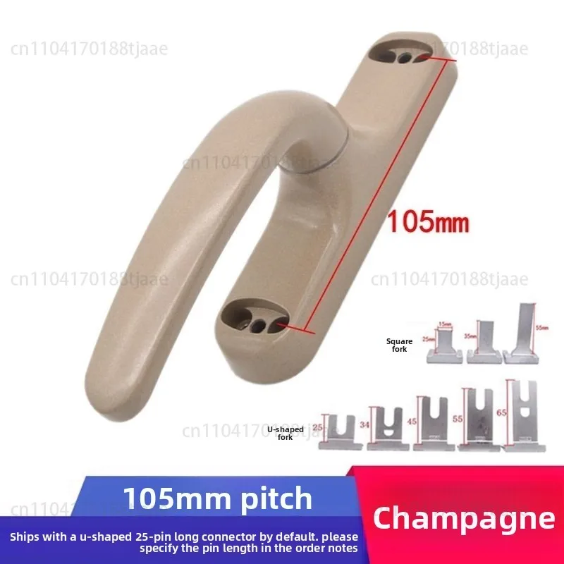 

Оконная ручка из алюминиевого сплава, внутренняя и внешняя ручка коробки окна створки, расстояние 105 отверстий