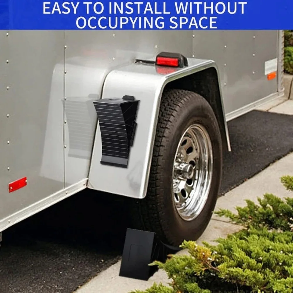 AS SHOWN Wheel Stop Blocks Anti-slip Base Hard Plastic Construction UV Resistant Oil Resistant Scratch Resistant