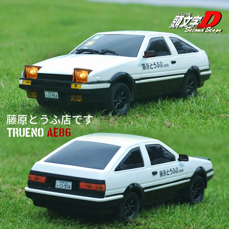 new 1:18 full scale built-in gyroscope rc drift car,2.4G remote control car,classic AE86 rc cars,cool light,kids toys,funny gift