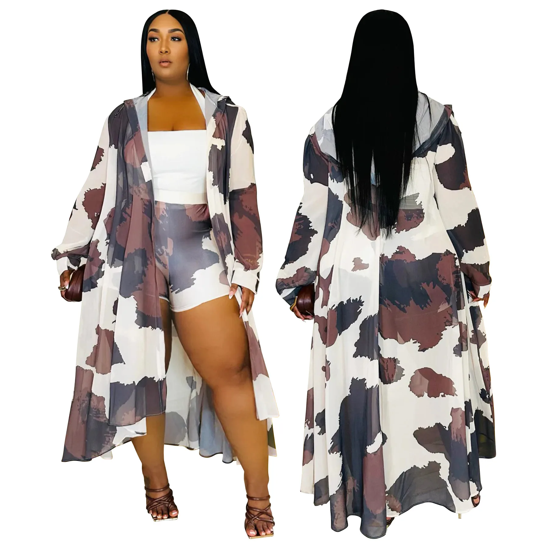 

Женские комплекты из 2 предметов Dashiki, Новое поступление в африканском стиле, одинаковые комплекты, комплекты из двух предметов, топ с длинными рукавами и шорты, костюмы, одежда