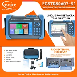 Fcst handheld mini otdr sm mm 1310/1550nm 32/30db optisches Zeitbereich sreflekto meter otdr tester