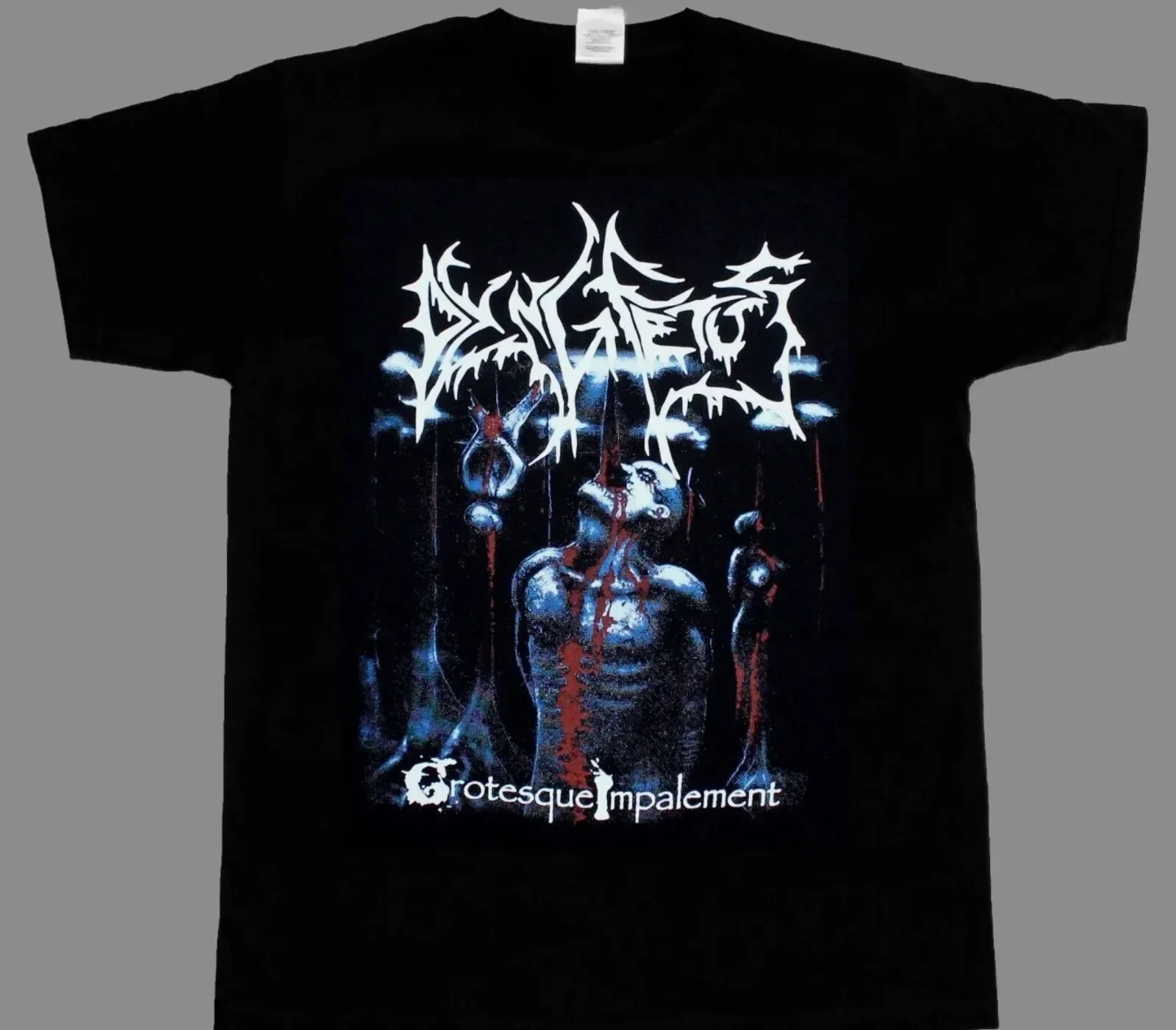 DYING FETUS GROTESQUE IMPALEMENT DEATH METAL GRINDCORE NEW BLACK T-SHIRT