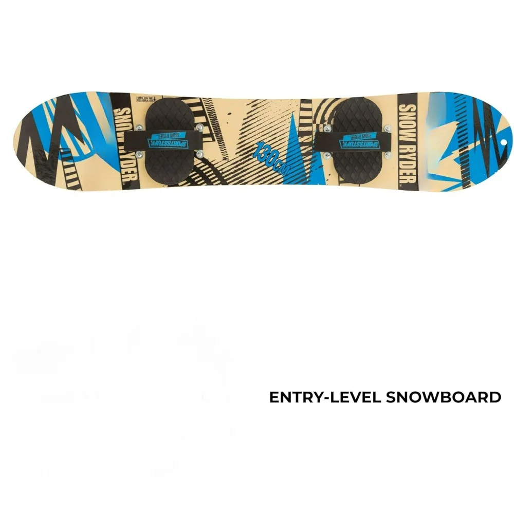 Wood Boards/Sleds, 130cm for riders 80-150lbs, Durable,  CUSTOMIZE AND DESIGN YOUR OWN GRAPHICS,  ADJUSTABLE BINDINGS.