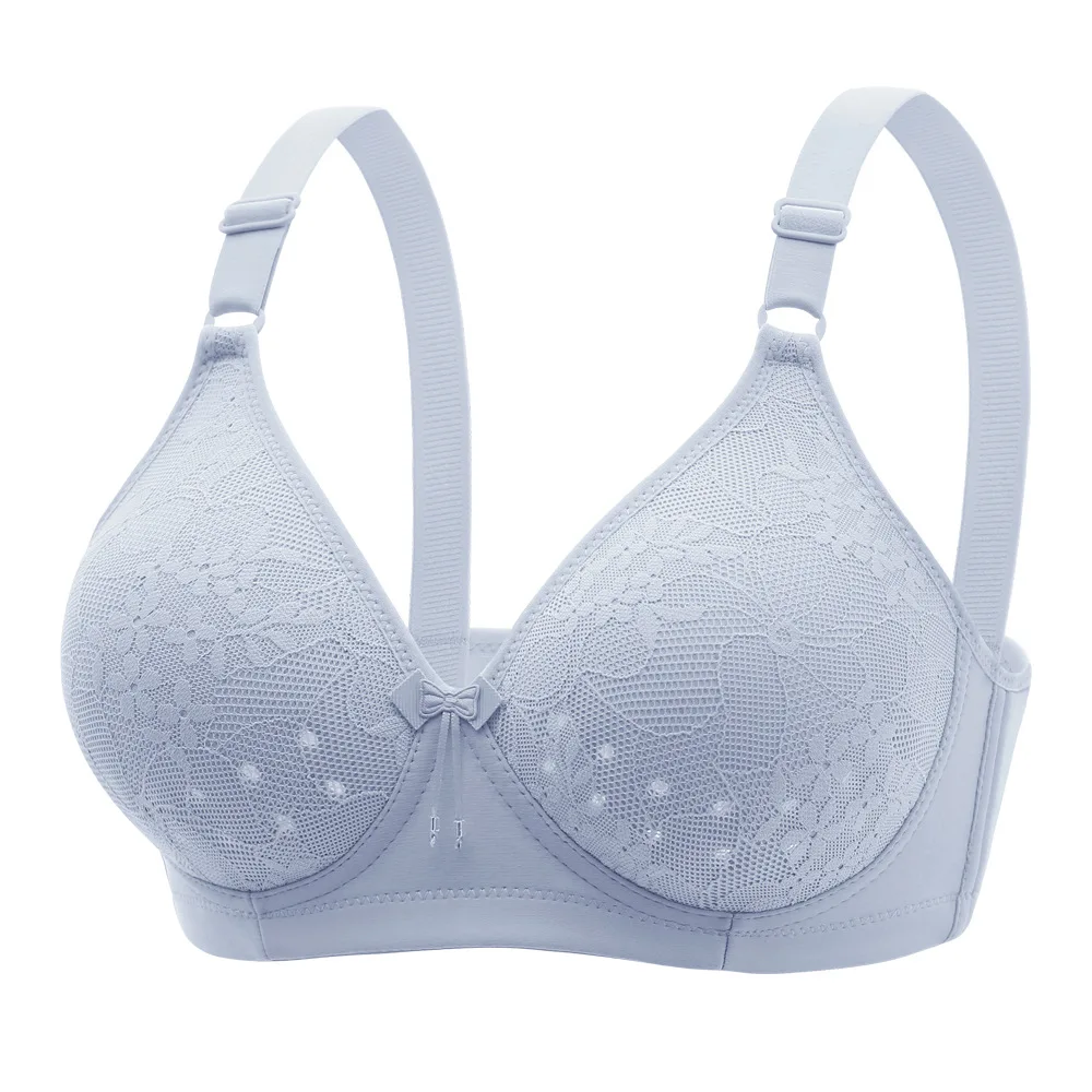 Letni biustonosz Push Up dla kobiet 36-44 B/C Bielizna Biustonosz w średnim wieku Duży rozmiar Bielizna Bielizna Bralette Plus Size Biustonosze