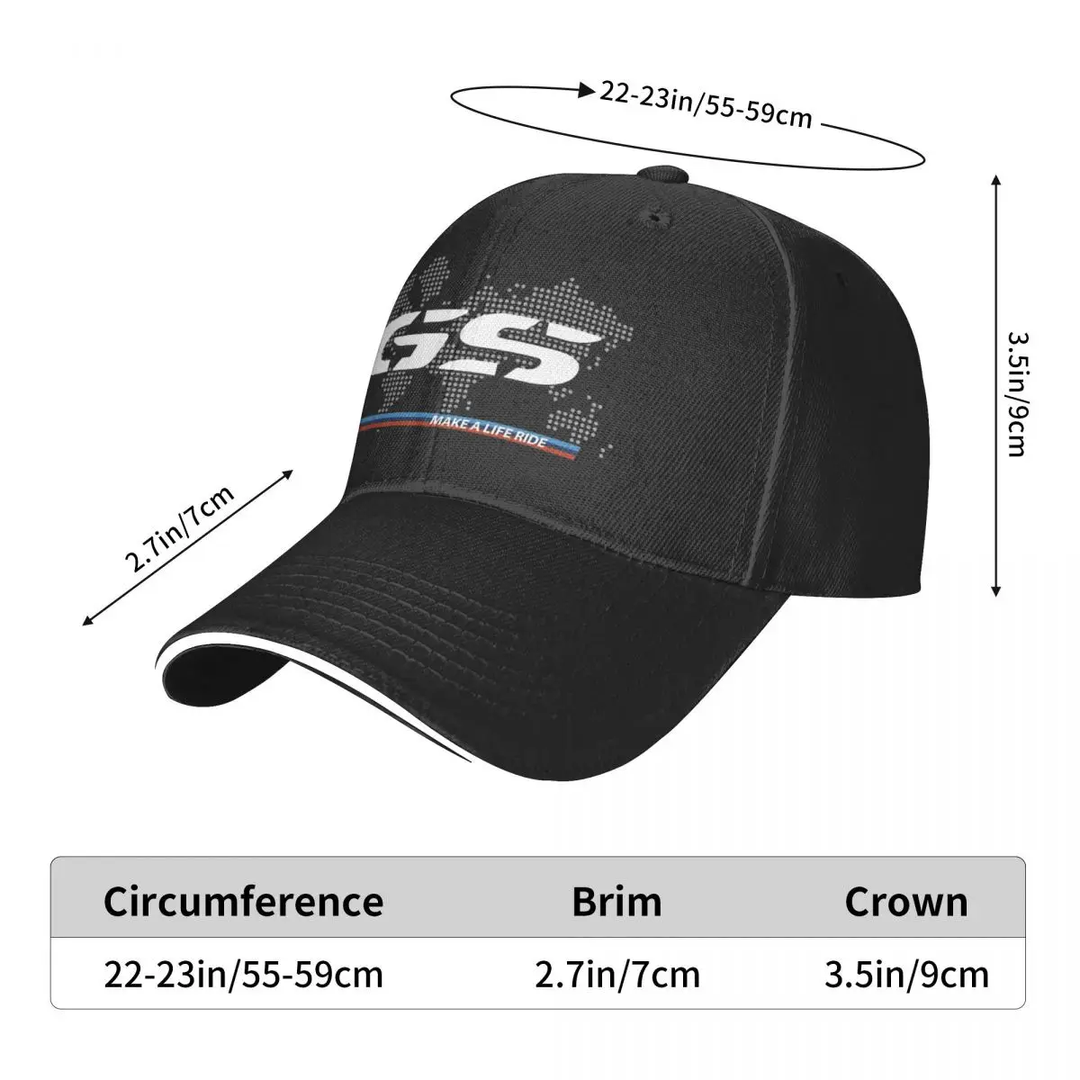 GS Motor Racing Accessories Unisex Trucker Hat Adjustable motorcycle Versatile Hats Cap Fashion Workouts Headwear