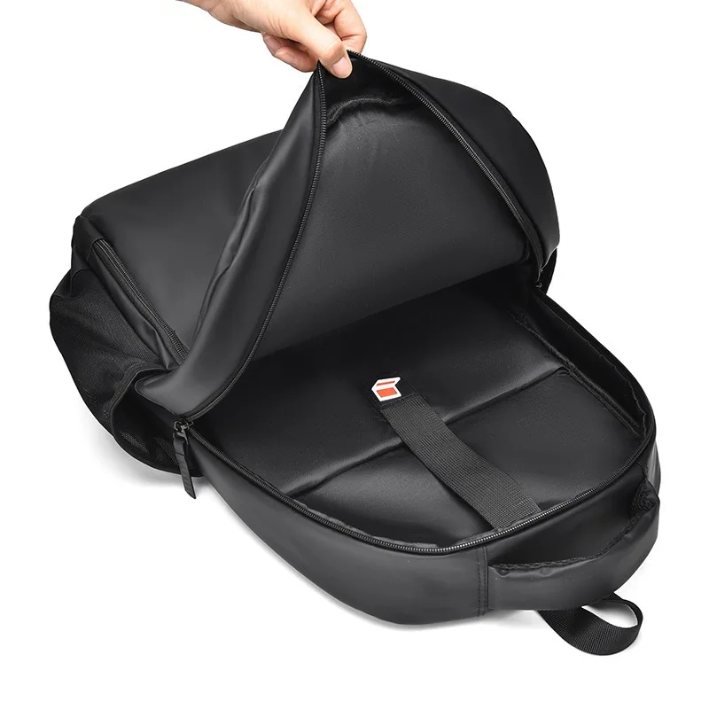 Backpack Men's Bag Business Trend Casual Large Bag Leather Film Men's Bag Casual Travel Backpack