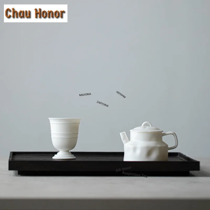 Solid Wood Tray Rectangular Pot Bearing Holder Dry Tea Table Teak Wood Small Tea Tray Household Refreshment Tray Wabi-sabi Style