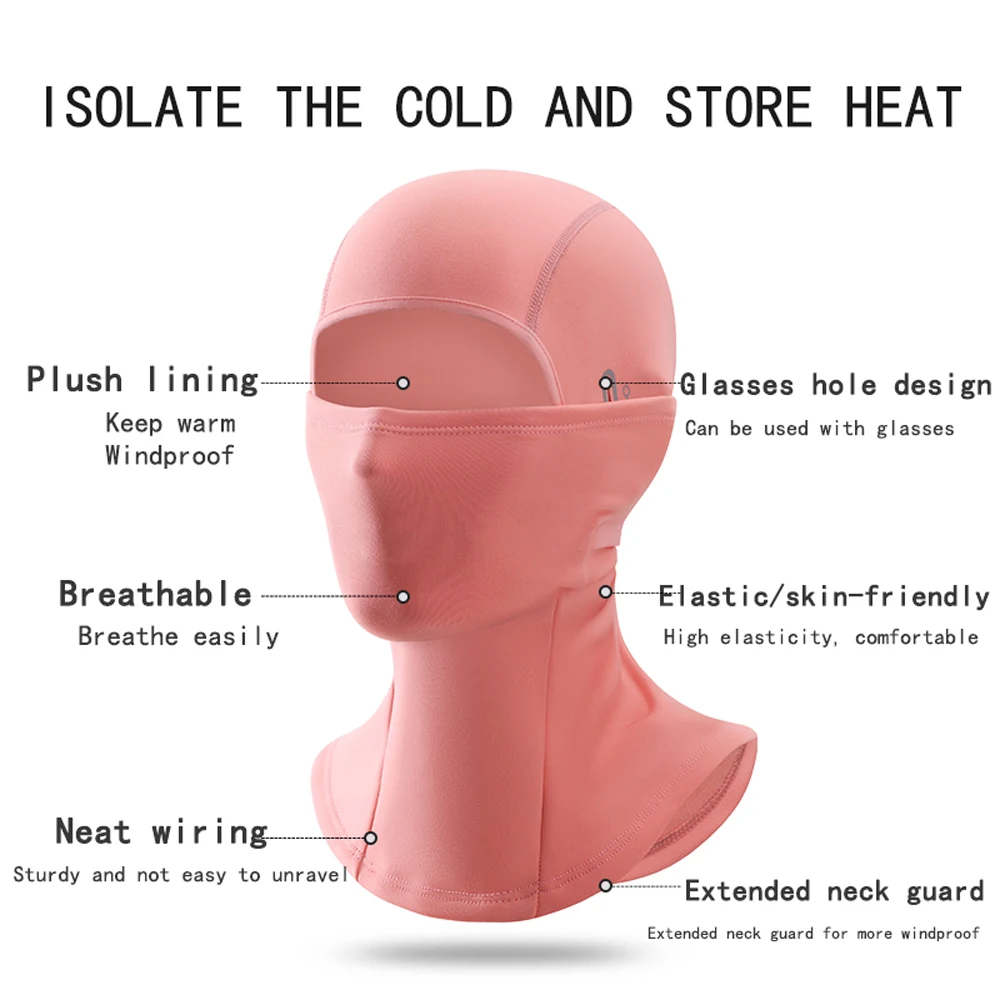 Copricapo caldo da sci per bambini, maschera da ciclismo antivento e resistente al freddo, fodera per casco, passamontagna, cappello da uomo e da donna