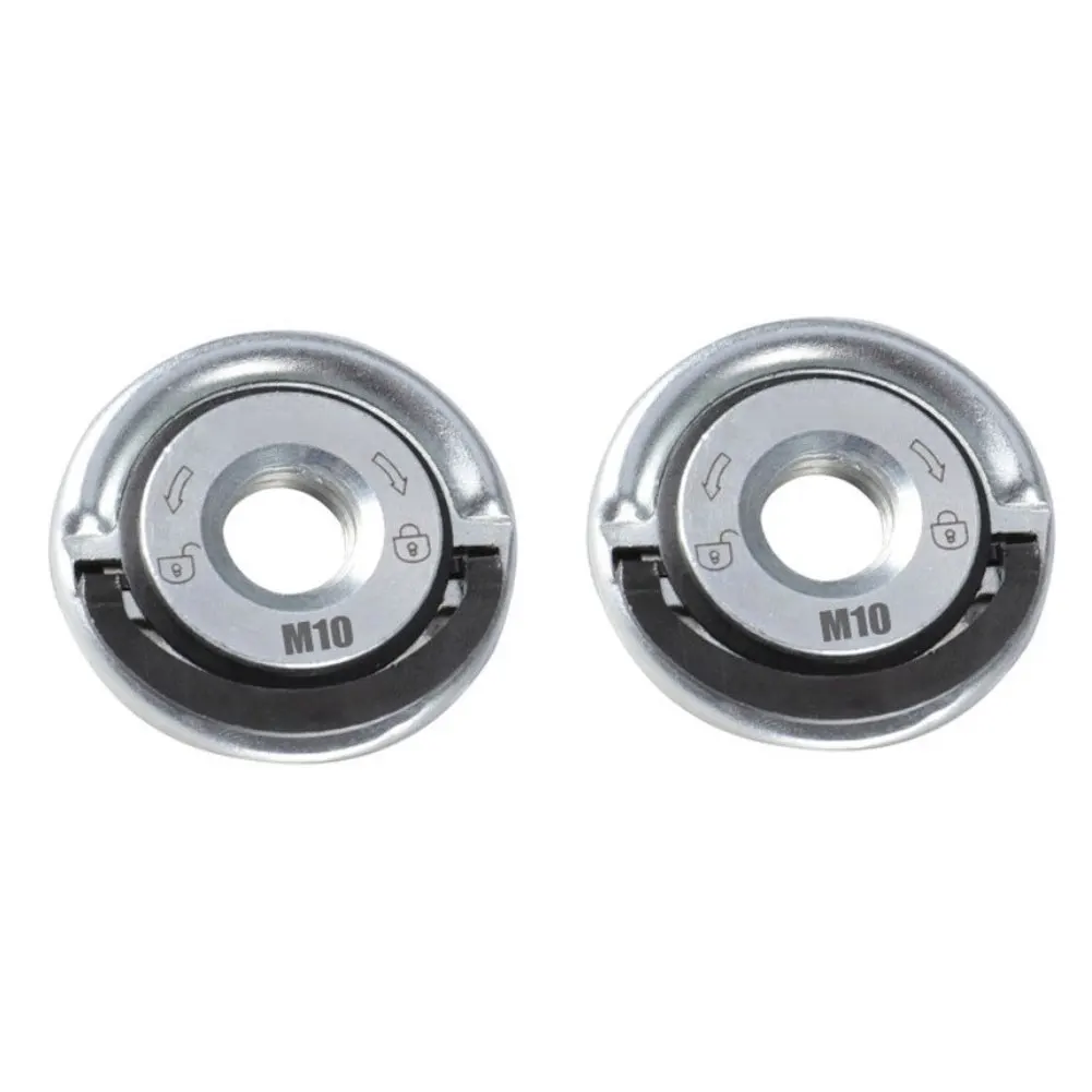 For Grinding Wheels Quick Release Plate Self-Locking Nut For DIY Projects M10 Thread Electric Screwdriver High Carbon Steel