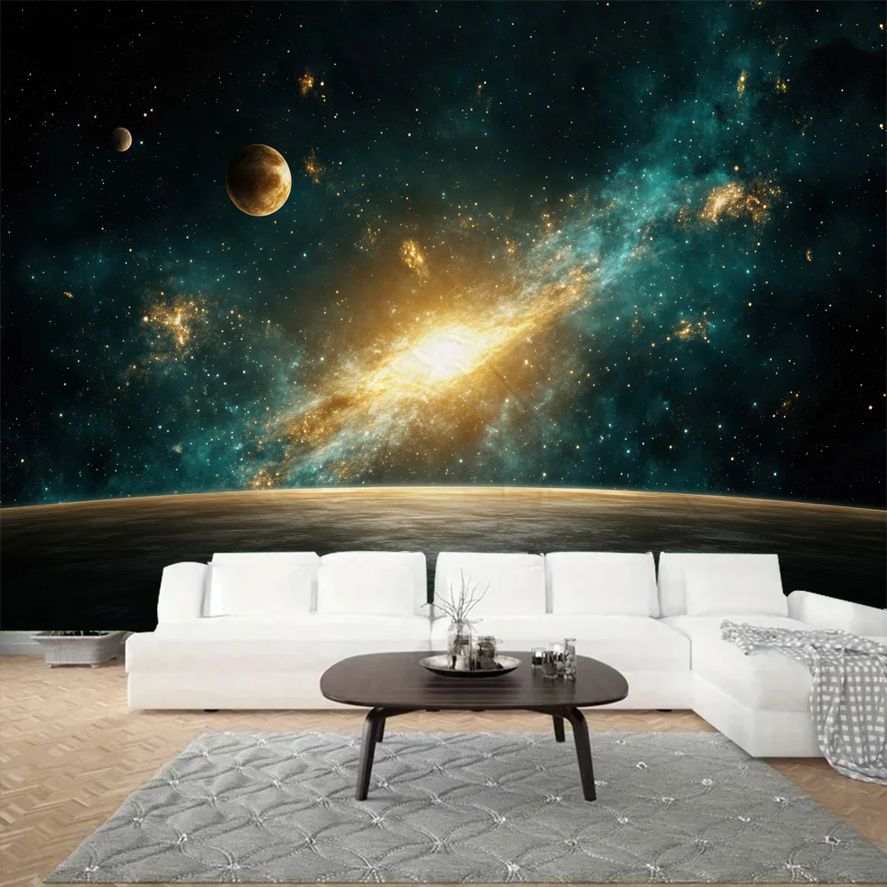 

Star Universe Landscape Tapestry Wall Hanging, Starry Sky Background Poster, Home Dormitory Studio Decoration Fabric Mural