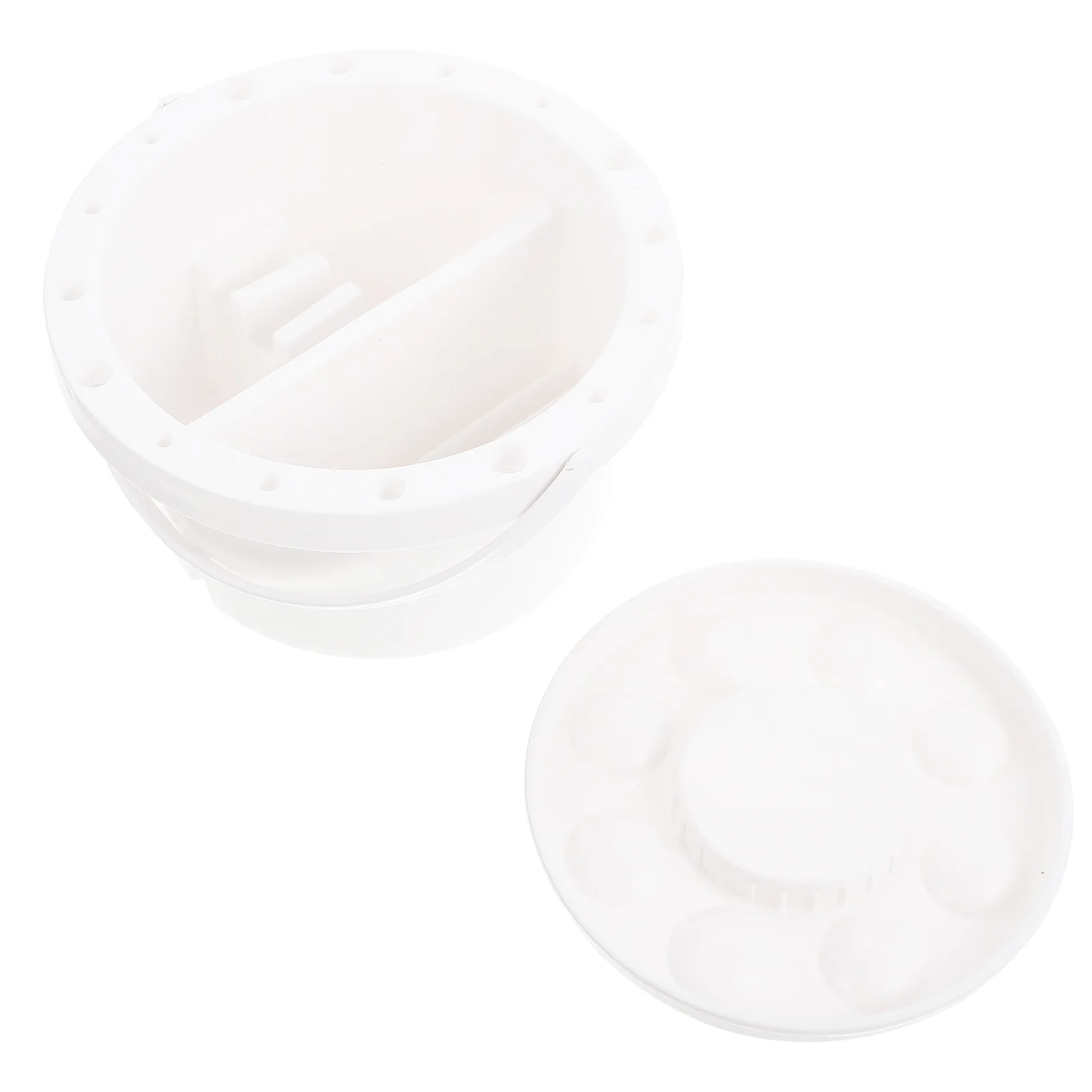 Ensemble de nettoyage de pinceaux, gobelet de lavage pour artistes, peintres, débutants, seau à pinceaux multifonctionnel en plastique pour la peinture