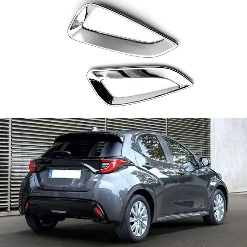 

For Mazda 2 2023 Rear Fog Light Reflector Lamp Cover Trim Foglight Bezel Decoration Frame