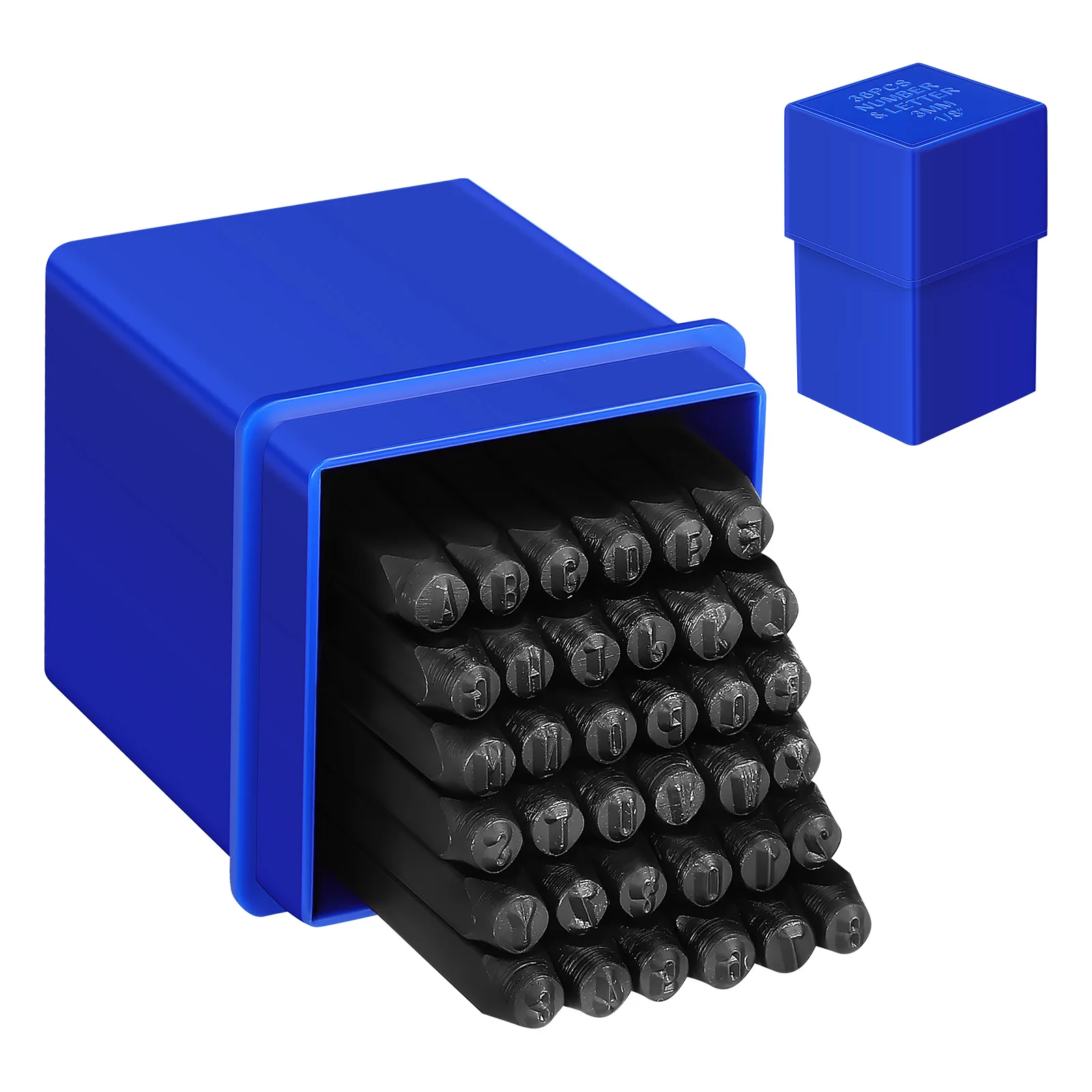 

1 set Metal Number Punch Set 3Mm Stamping Tools For Custom Work Identification Marking On Metal Plastic Carbon Steel