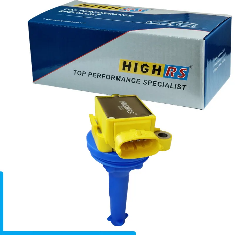 Ignition coil plug for Volvo B52 T5 C30 C70 S40 S60 S80 V50 V70 XC70 2.4L 2.5L 30713417 86778370 performance highrs