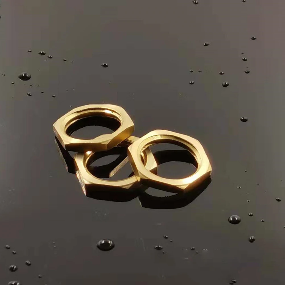 

40pcs Hexagonal Brass Lock Nut Set G1/8 G1/4 G3/8 G1/2 G3/4 G1 Threaded Pipe Fittings Ergonomic Design Corrosion