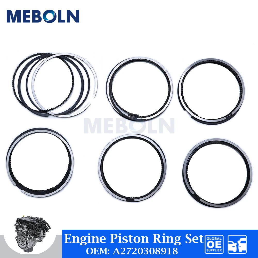 

M272 3.5L Engine Piston Ring Set For Mercedes Benz W203 W204 CL203 S203 S204 Car Accessories OEM A2720308918 STD Auto 6 Cylinder