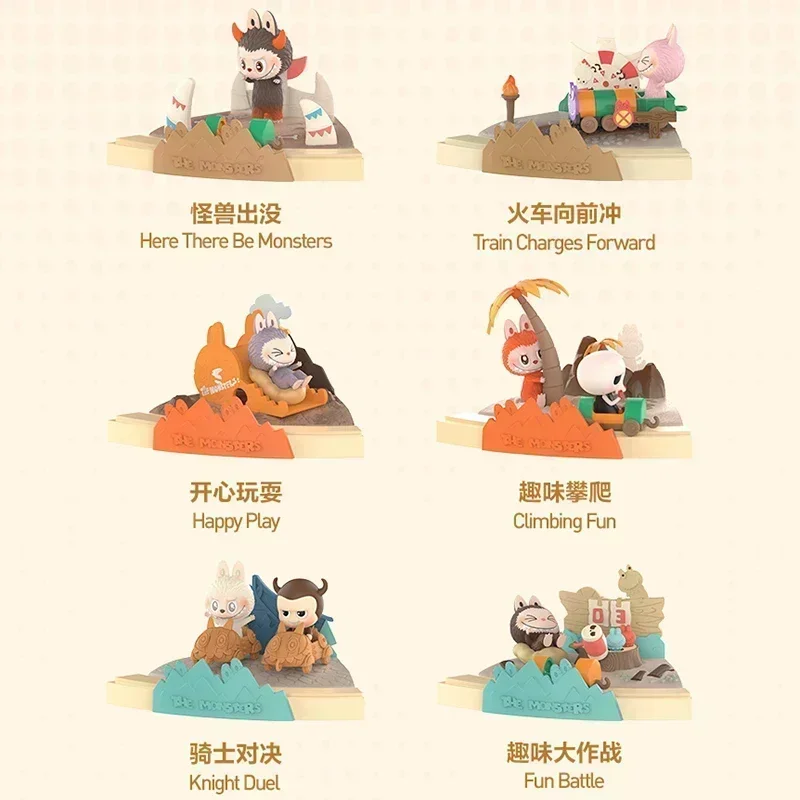 

POP MART THE MONSTERS Серия игр Mystery Box-милая аниме-фигурка слепая коробка Сумка для догадок Настольные украшения Кукла