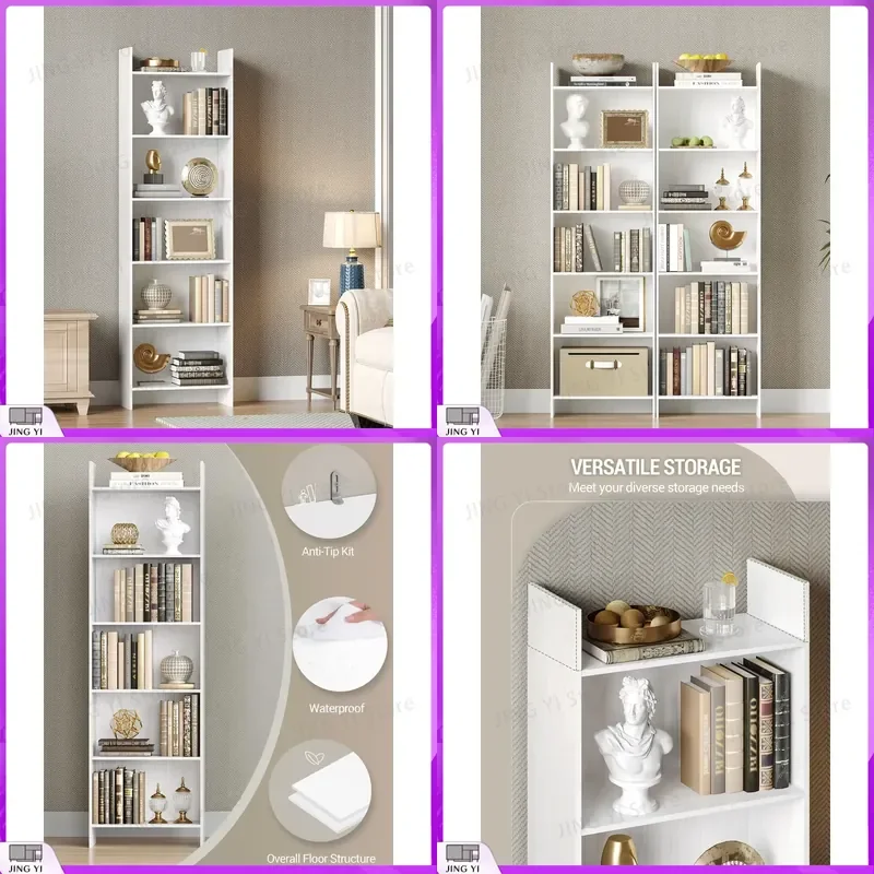 6-tier-white-bookcase-free-standing-bookshelf-storage-shelf-unit-for-living-room-bedroom-study-home-office-lab-equipment