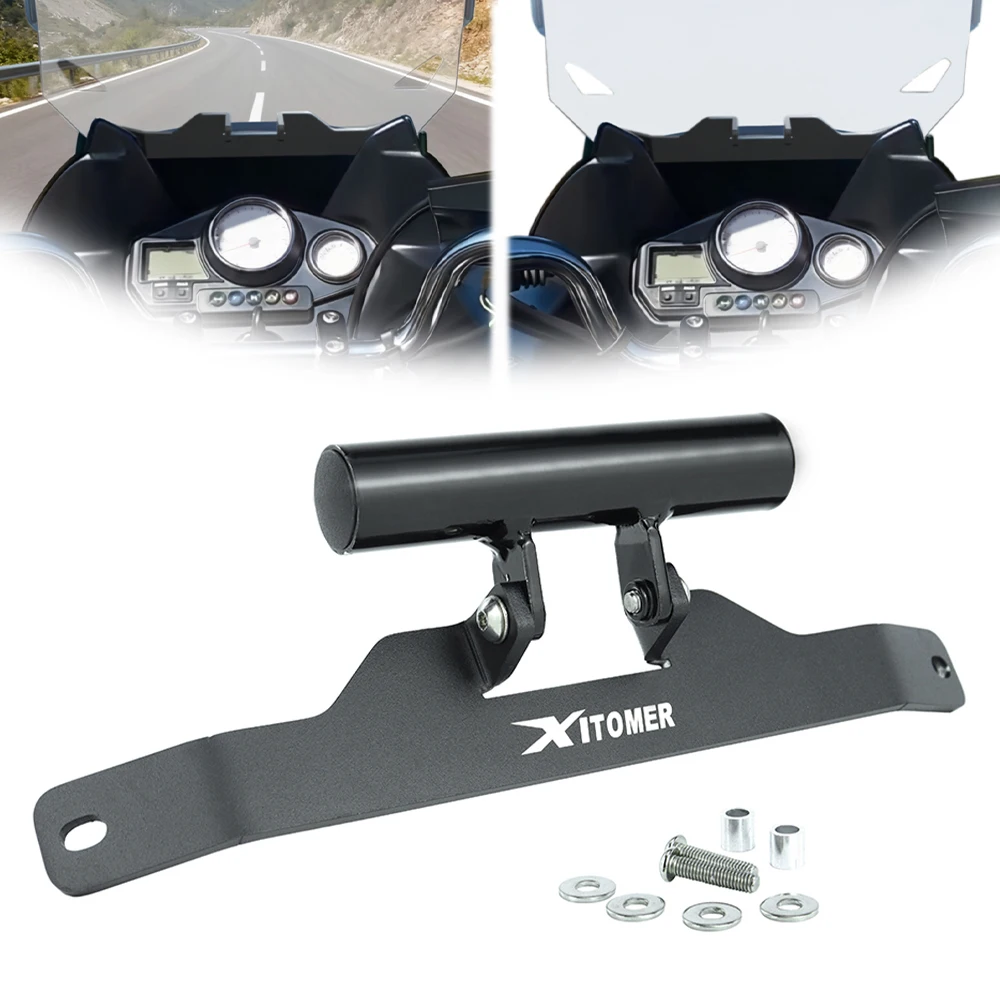 

For Yamaha TDM 900 2002-2007 2008 2009 2010 2011 GPS Navigation Plate Bracket Motorcycle Windshield Mount Phone Stand Holder