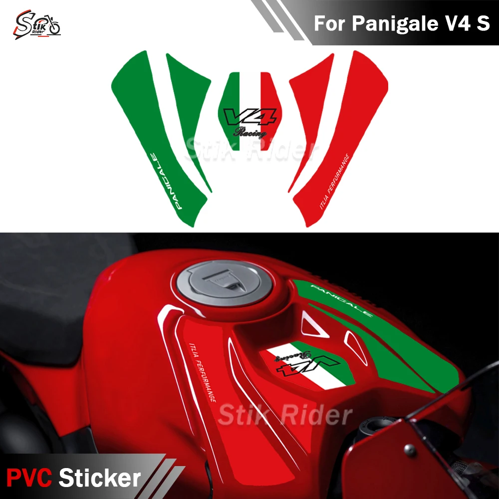 

2025 V4S Motorcycle Protector Tank Stickers For Ducati Panigale V4 SRear Behind Front Fairing Fender Wind Deflector Decals