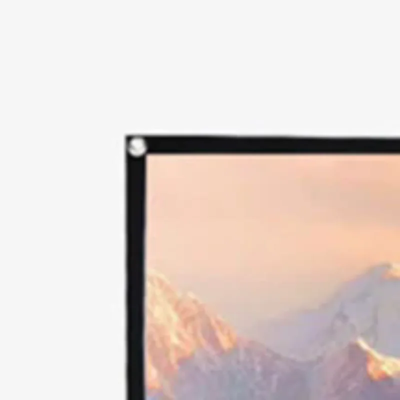 16:9 Portable Projector Screen Simple Projector Curtain 60/72/84/100/120 Inch HD Display Screen For Home Cinema Theater Movie