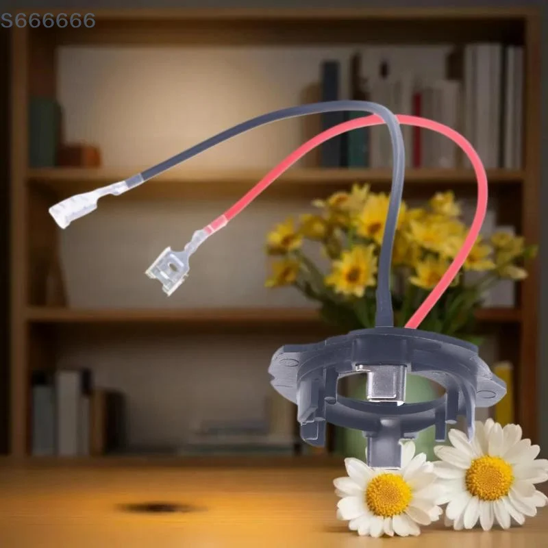 

Прочная пара аксессуаров для цоколя лампы для Golf 5 MK5 Jetta, адаптер цоколя для светодиодной фары H7, держатель фиксатора.