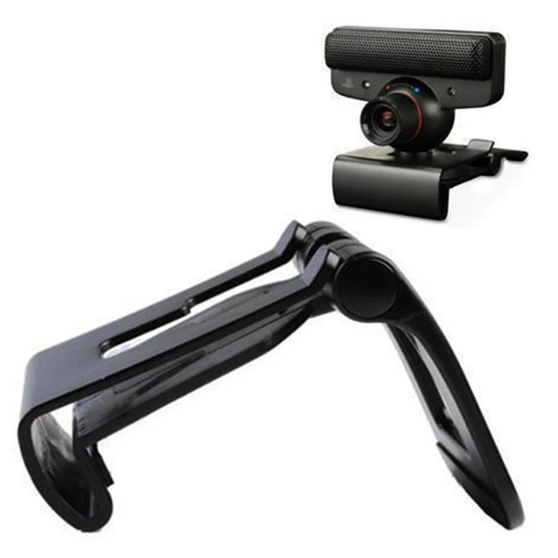 

For TV Clip Mount Holder Stand for Camera Games Controller Fixed Bracket Camera Cam Accessories Black