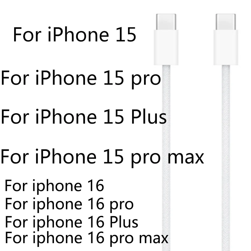 20W USB-C Power Adapter Originele Snelle Lader voor iPhone 17/16/15 Mini Pro Max Type C met Apple Kabel Compatibel met iPhone 14