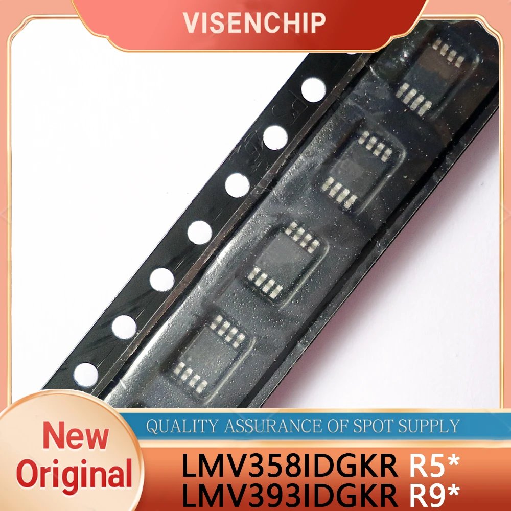10pieces New Original LMV358IDGKR LMV358I LMV358 R5Q R5R R5... LMV393IDGKR LMV393I LMV393 R9Q R9R R9... MSOP-8