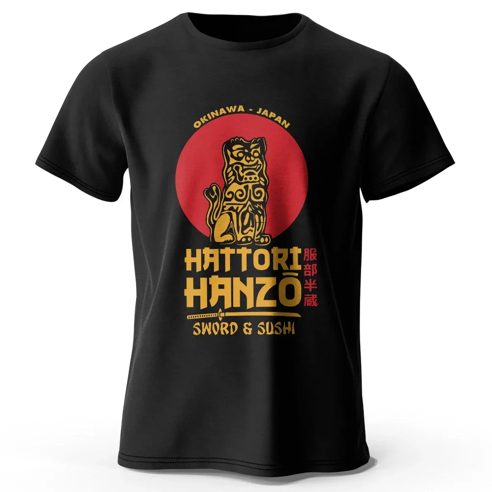 Camiseta estampada de Hattori Hanzo para hombre y mujer, ropa deportiva clásica de 100% algodón, estilo Harajuku