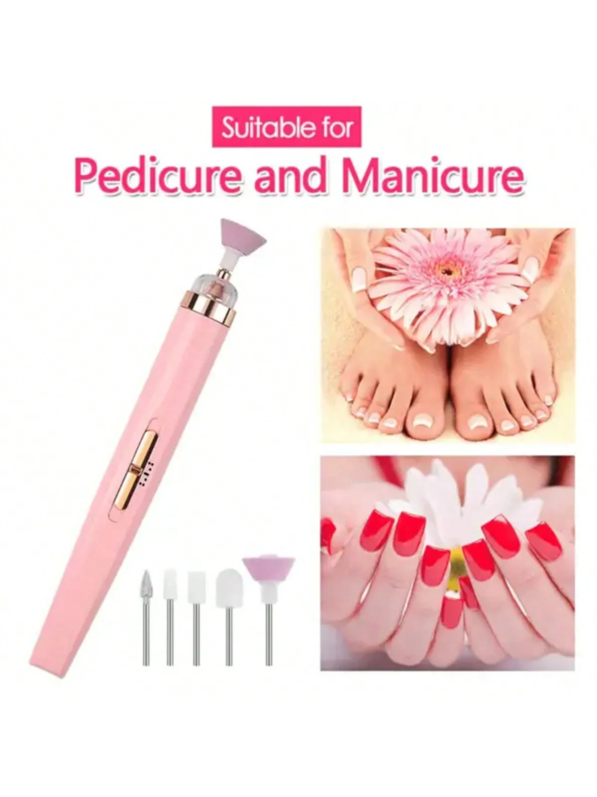 Trapano elettrico per smalto con mini strumenti elettrici portatili leggeri per manicure