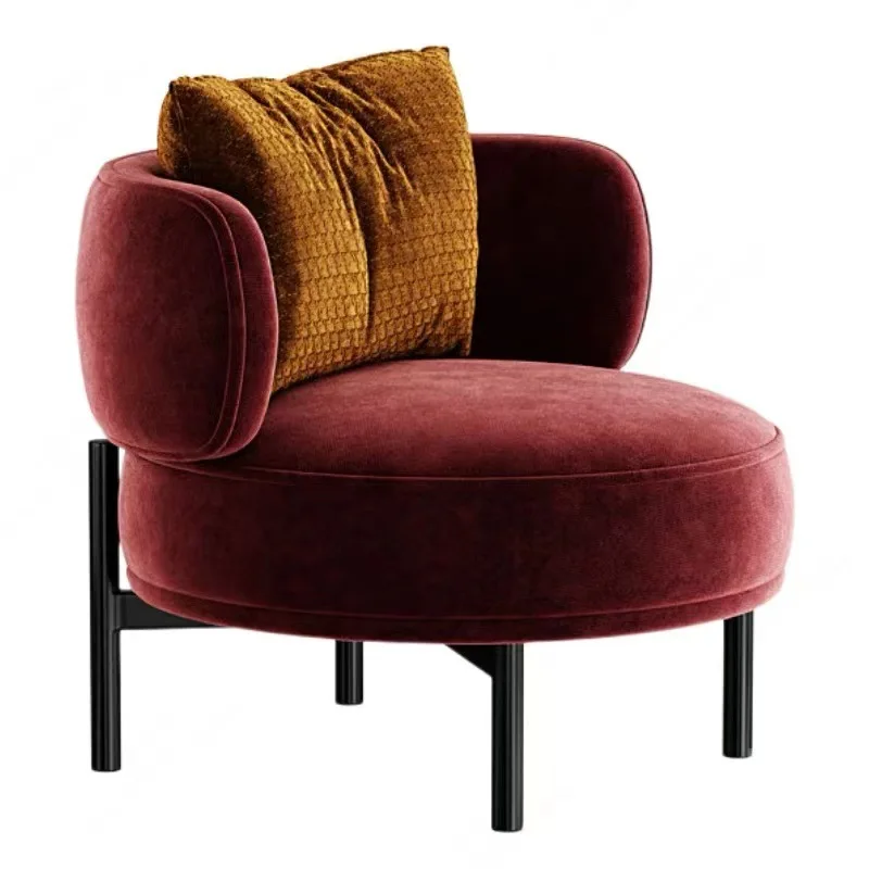 

Simple small apartment single fabric sofa reception guest leisure home living room lazy