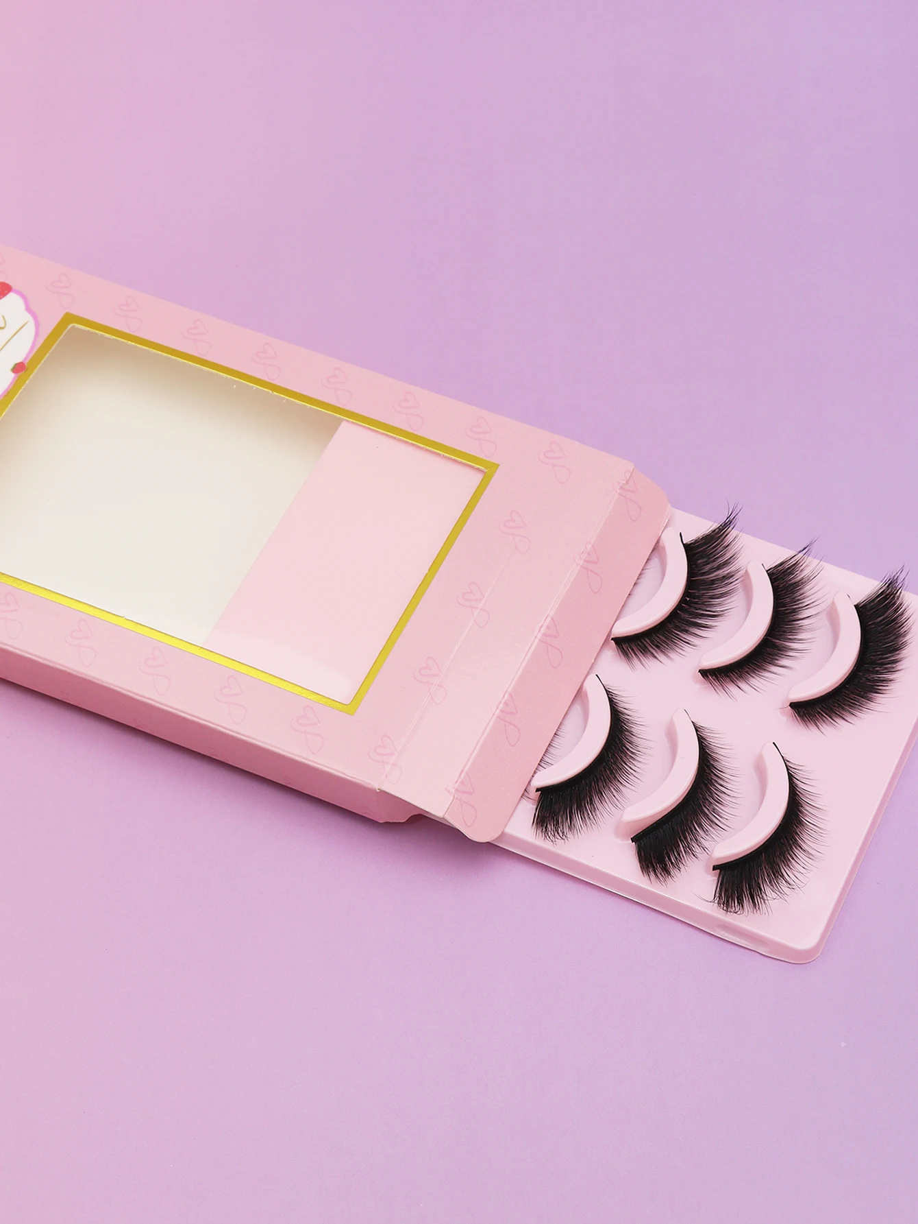 5 paia di ciglia Stile naturale affilato Bellissimo effetto comodo da indossare Trucco per ciglia finte