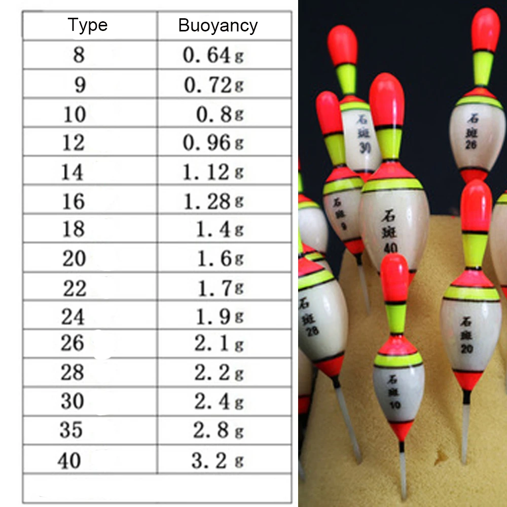 1 قطعة الصيد يطفو العوامة بوبر الصيد عصا يطفو تتقلب مزيج حجم لون Flotador للأسماك اكسسوارات Buoyb