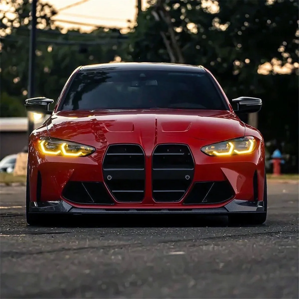 

NEW_Headlight Angel Eyes DRL LED Module Yellow for BMW G80 M3 G82